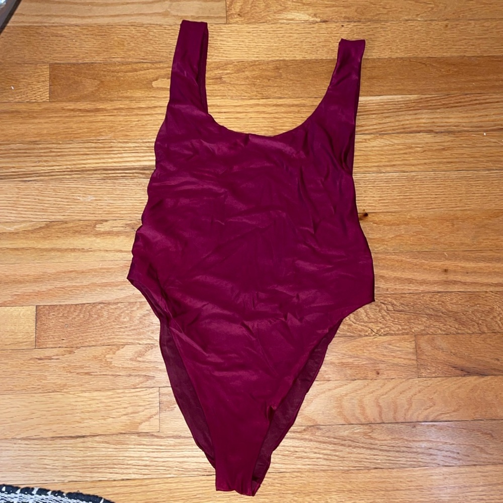 One piece bathing suit